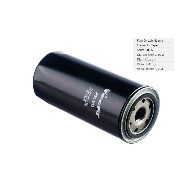 FILTRO LUBRIF /OLEO - VOX - LB962