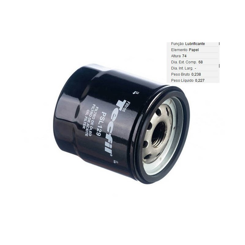 FILTRO LUBRIF /OLEO - VOX - LB134