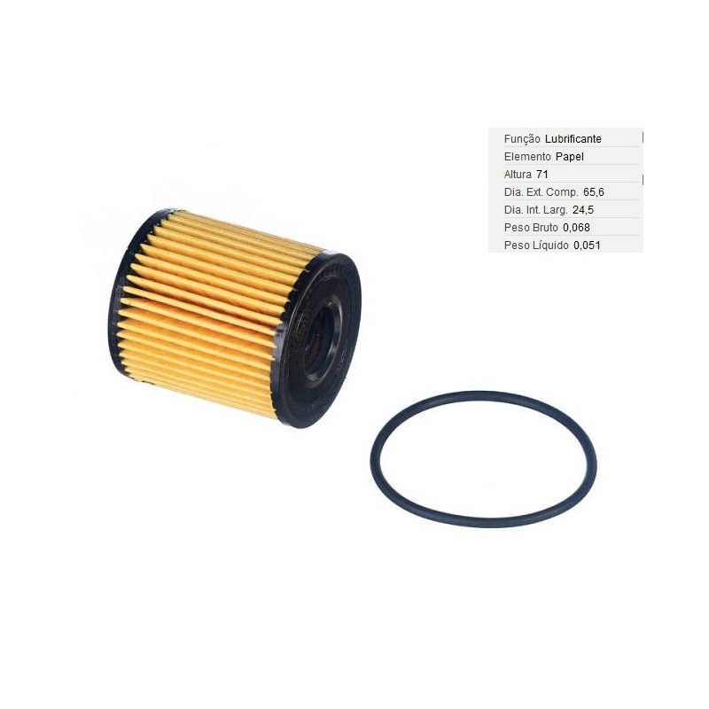 FILTRO LUBRIF /OLEO - TECFIL - PEL108