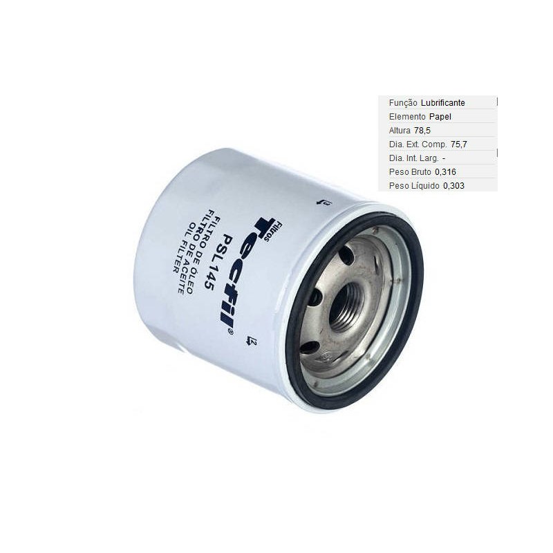 FILTRO LUBRIF /OLEO - VOX - LB145