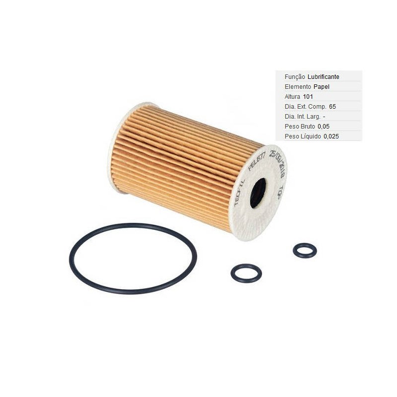 FILTRO LUBRIF /OLEO - TECFIL - PEL677