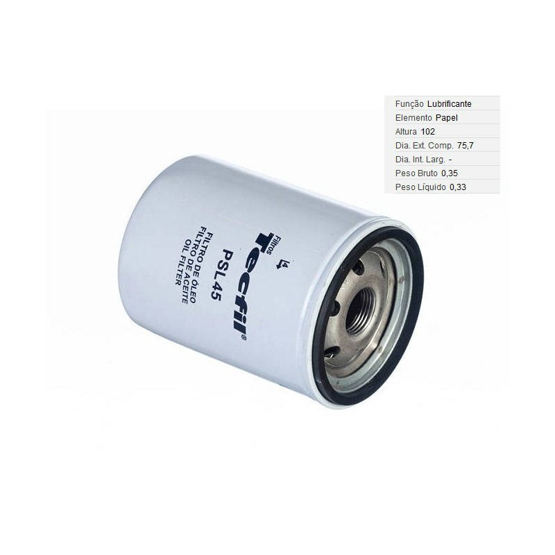 FILTRO LUBRIF /OLEO - VOX - LB45