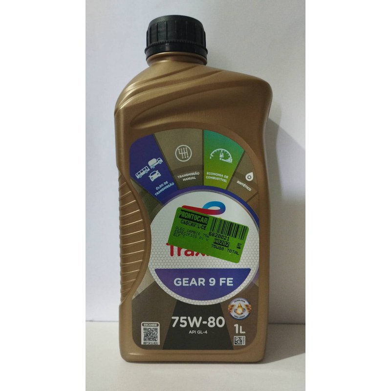 OLEO CAMBIO 75W80     (1000ML) - ELF TOTAL - 75W80 TOTAL