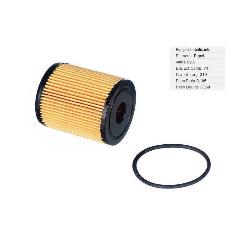 FILTRO LUBRIF /OLEO - AUTHOMIX - FOL0119