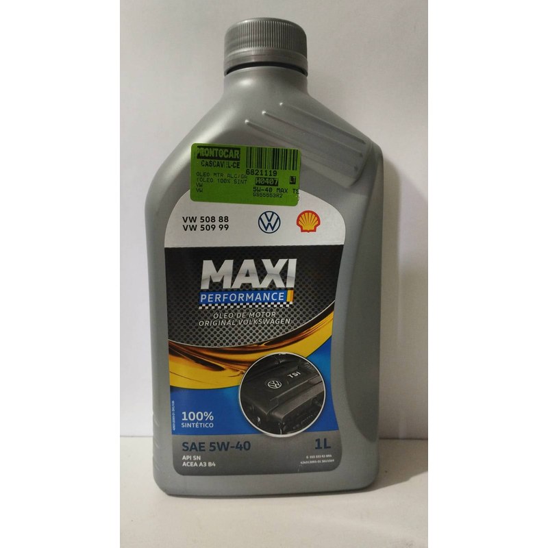 OLEO MTR ALC/GAS 05/40 (1000ML - VW - 5W-40 MAX TSI