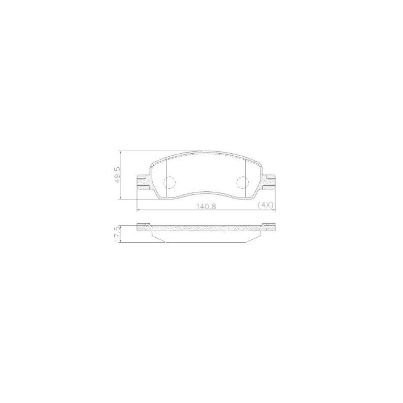 PASTILHA FREIO DIANTEIRA       (JG) - FRAS-LE - PD2293