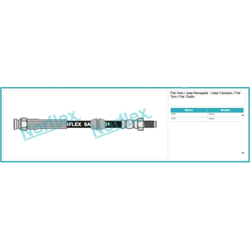 FLEXIVEL FREIO /MANGUEIRA - NORFLEX - NF2130