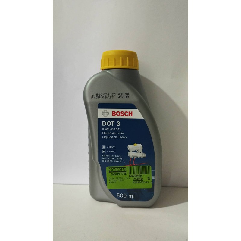 OLEO FREIO /FLUIDO FREIO 500ML - BOSCH - 0204032343 DOT3