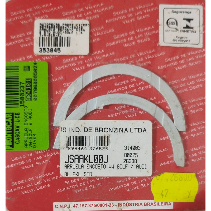 ARRUELA ENCOSTO MOTOR - DIVERSOS - 0079680050240